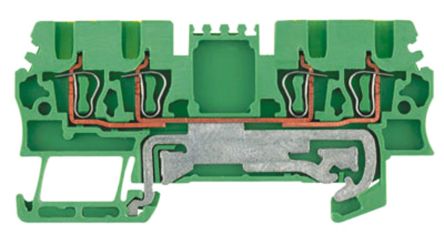 Weidmüller 1775620000 Z Series PE Terminal Green, Yellow, 1.5mm², 1-Level, Clamp