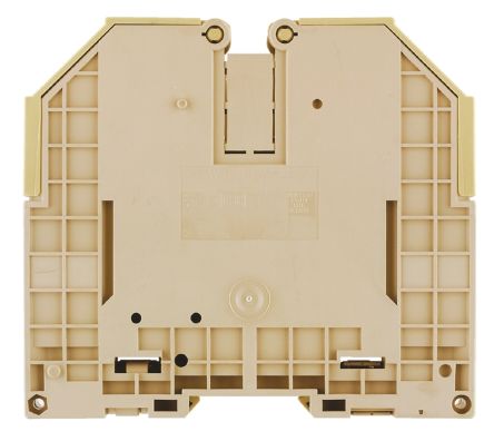 Weidmüller 1024500000 W Series Feed Through Terminal Block Dark Beige, 120mm², 1-Level, Screw