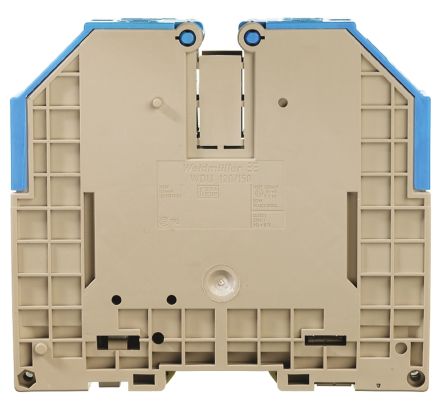 Weidmüller 1024580000 W Series Feed Through Terminal Block Blue, 120mm², 1-Level, Screw