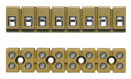 Weidmüller MK Series PCB Terminal Strip, 16-Way, 12AWG, 22 AWG Wire, 24A Screw Clamp