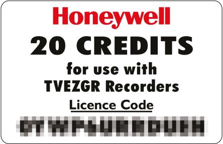 Honeywell TVU9-0-0-0-0-020-0-000 Firmware Upgrade for use with X Series and GR Recorders