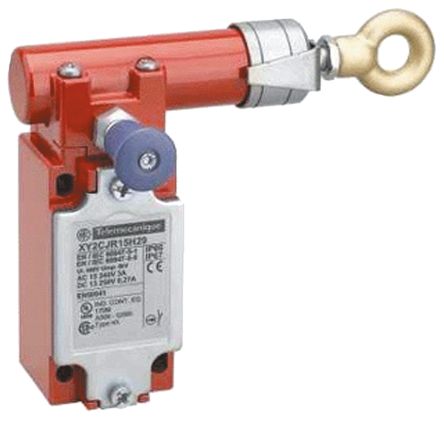 Telemecanique Sensors XY2CJ Rope Pull Switch 158 mm, Right Side, 2 NC
