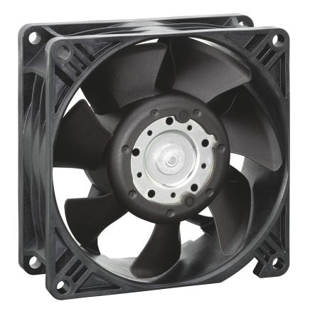 ebm-papst 3250 J - S-Panther Series Axial Fan, 24V dc, 270 m³/h, 35 W, 0.12 A Max, IP68 92 mm 92mm 38.15 mm
