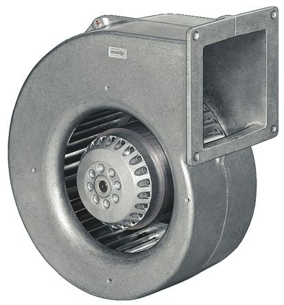 ebm-papst G2E180 Series Centrifugal Centrifugal Fan, 230V ac, 755 m³/h, AC Operation 283 mm x 261mm x 125 mm