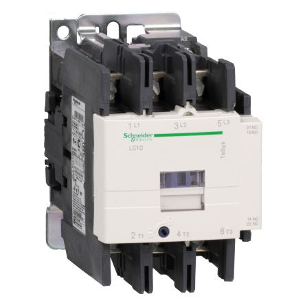 Schneider Electric TeSyS D Contactor, 230V ac Coil, 3-Pole, 95 A, 45 kW 230V ac, 3 NO, 690V