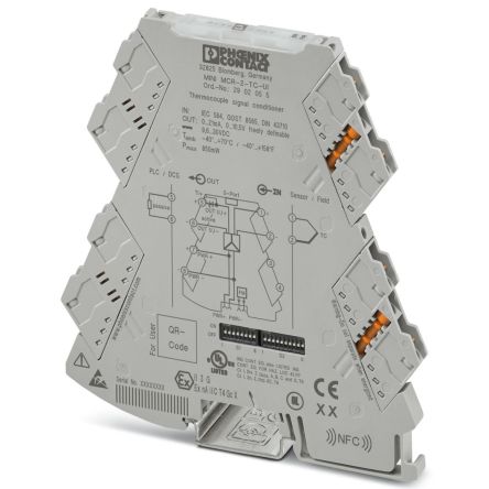 Phoenix Contact MINI MCR Series Signal Conditioner, Thermocouple Input, Current/Voltage Output, 30V dc, 9.6 V dc Supply,