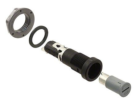 Eaton 20A Panel Mount Fuse Holder, 1P-Pole for A2 British standard, 250V ac