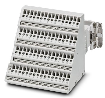 Phoenix Contact 1584321 HC-D 64-A-UT-PER-F Series Terminal Adapter Grey, 0.2mm², 2.5 mm², Screw