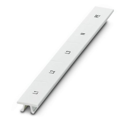 Phoenix Contact, ZB 22.LGS:L1-N.PE Polyamide Marker Label for use with Terminal Block