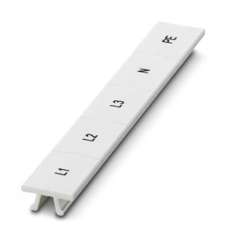 Phoenix Contact, ZB 15.LGS:L1-N.PE Polyamide Marker Label for use with Terminal Block