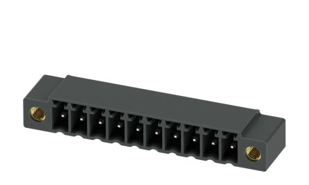 Phoenix Contact MC 1.5/10-GF-3.5 P26 THRR72 Series Pluggable Terminal Block, 10-Contact, 3.5 mm Pitch, 1 Row, 1789339