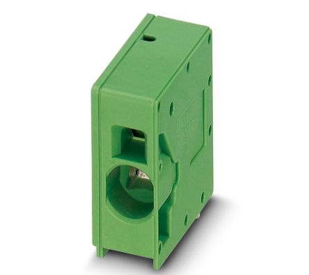 Phoenix Contact SPT 16/1-H-10.0 Series 45° PCB Terminal Block, 1 Contact(s), 10 mm Pitch, 1 Row