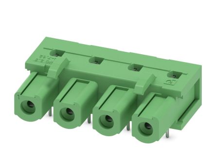 Phoenix Contact COMBICON Power Series Pluggable Terminal Block, 4-Contact, 7.62 mm Pitch, 1 Row, 1745807