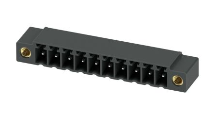 Phoenix Contact MC 1.5/10-GF-3.81 P26 THR Series Pluggable Terminal Block, 10-Contact, 3.81 mm Pitch, 1 Row, 1722244