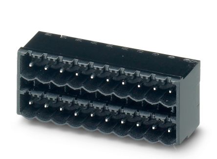 Phoenix Contact CCDN 2.5/13-G1 P26 THR Series Pluggable Terminal Block, 13-Contact, 5 mm Pitch, 2 Row, 1734384