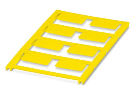 Phoenix Contact, UC-EMP (27X12.5) YE Polyamide Terminal Block Marker for use with Terminal Block