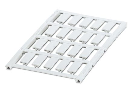 Phoenix Contact, UC-EM (18X8) Polyamide Terminal Block Marker for use with Terminal Block