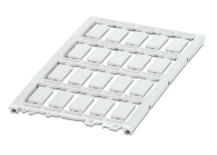 Phoenix Contact, UC-EM (17.5X9) Polyamide Terminal Block Marker for use with Terminal Block