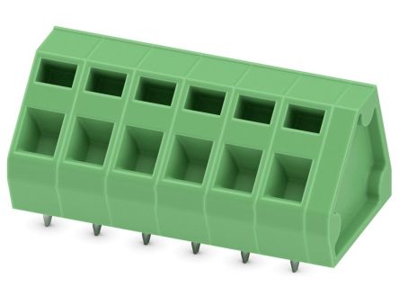 Phoenix Contact ZFKDSA 1.5-5.08- 6 Series PCB Terminal Block, 6 Contact(s), 5.08 mm Pitch, 1 Row