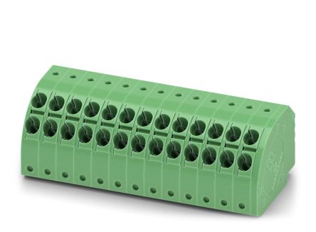 Phoenix Contact PTDA 1.5/13-PH-3.5 Series Pluggable Terminal Block, 13-Contact, 3.5 mm Pitch, 1 Row, 1725250