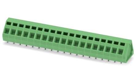 Phoenix Contact ZFKDSA 1.5-5.08-19 Series 45° PCB Terminal Block, 19 Contact(s), 5.08 mm Pitch, 1 Row