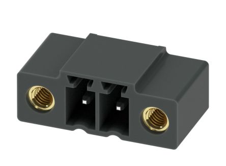 Phoenix Contact MC 1.5/ 2-GF-3.81 P14 THR Series Pluggable Terminal Block, 2-Contact, 3.81 mm Pitch, 1 Row, 1781803