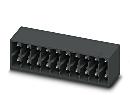 Phoenix Contact DMC 1.5/ 5-G1-3.5 P20THR R44 Series Pluggable Terminal Block, 5-Contact, 3.5 mm Pitch, 2 Row, 1816166