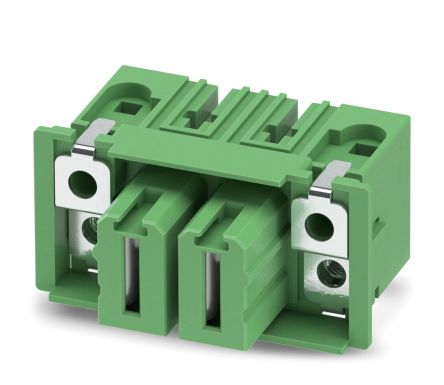 Phoenix Contact DFK-IPC 35 HC/ 2-GF-15.00 Series Pluggable Terminal Block, 2-Contact, 15 mm Pitch, 1 Row, 1784965