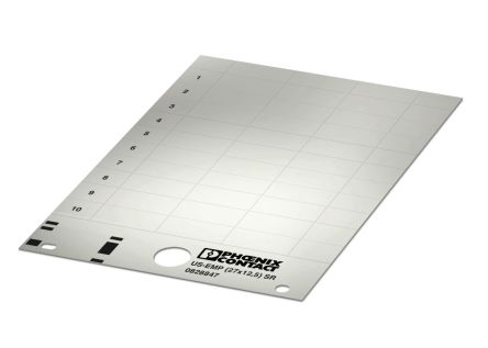 Phoenix Contact, US-EMP (27X12.5) SR Plastic Terminal Block Marker for use with Terminal Block