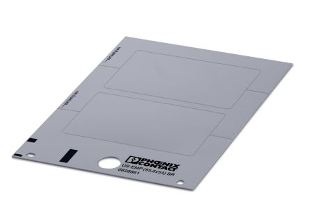 Phoenix Contact, US-EMP (85.6X54) SR Plastic Terminal Block Marker for use with Terminal Block