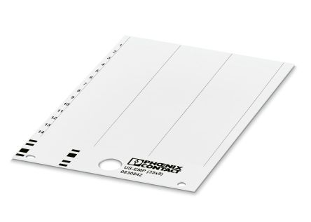Phoenix Contact, US-EMP (35X9) Plastic Terminal Block Marker for use with Terminal Block