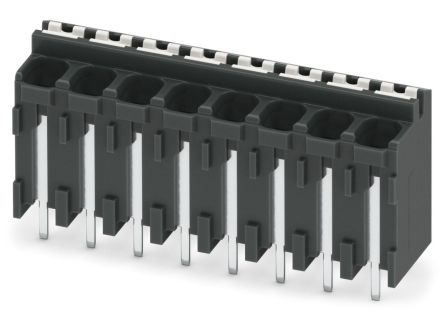 Phoenix Contact SPT-THR 1.5/8-V-3.81 P20 R72 Series Pluggable Terminal Block, 8-Contact, 3.5 mm Pitch, 1 Row, 1823366