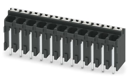 Phoenix Contact SPT-THR 1.5/11-V-3.81 P20 R72 Series Pluggable Terminal Block, 11-Contact, 3.81 mm Pitch, 1 Row, 1823395