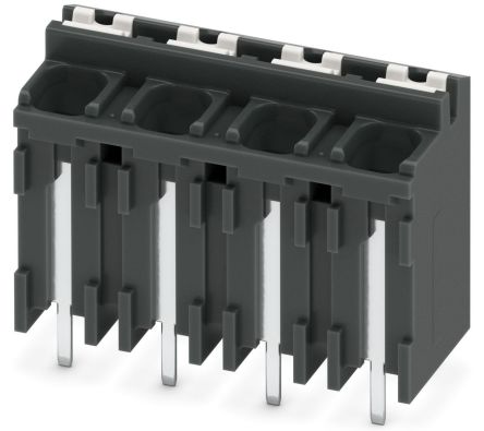 Phoenix Contact SPT-THR 1.5/4-V-5.08 P20 R56 Series Pluggable Terminal Block, 4-Contact, 5 mm Pitch, 1 Row, 1823544