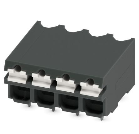 Phoenix Contact SPT-THR 1.5/4-H-3.81 P20 R32 Series Pluggable Terminal Block, 4-Contact, 3.5 mm Pitch, 1 Row, 1823764