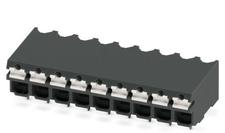 Phoenix Contact SPT-THR 1.5/9-H-3.81 P20 R72 Series Pluggable Terminal Block, 9-Contact, 3.5 mm Pitch, 1 Row, 1823816