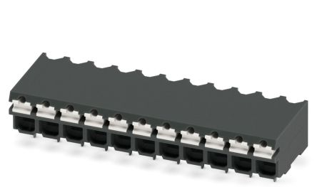 Phoenix Contact SPT-THR 1.5/11-H-3.81 P20 R72 Series Pluggable Terminal Block, 11-Contact, 3.5 mm Pitch, 1 Row, 1823832