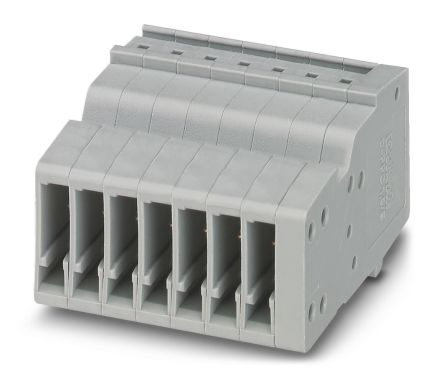 Phoenix Contact PPC 1.5/S/7 Series Pluggable Terminal Block, 7-Contact, 3.5 mm Pitch, 1 Row, 3213438