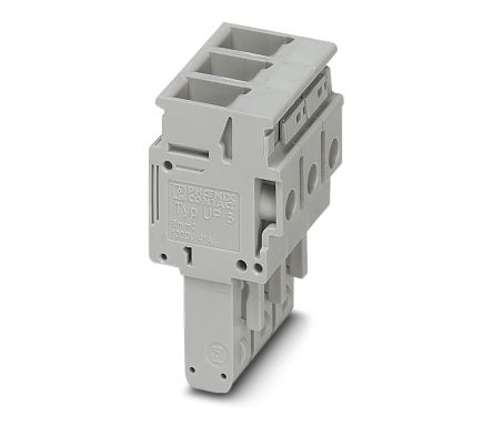 Phoenix Contact UP 6/3 Series Pluggable Terminal Block, 3-Contact, 8.2 mm Pitch, 1 Row, 3060636