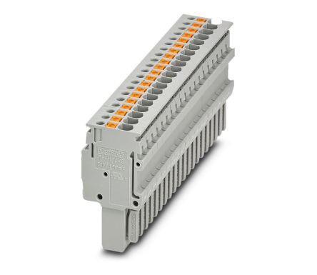 Phoenix Contact PP-H 1.5/S/20 Series Pluggable Terminal Block, 20-Contact, 3.5 mm Pitch, 1 Row, 3061899