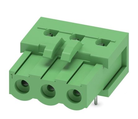 Phoenix Contact COMBICON Series Pluggable Terminal Block, 3-Contact, 5.08 mm Pitch, 1 Row, 1943315