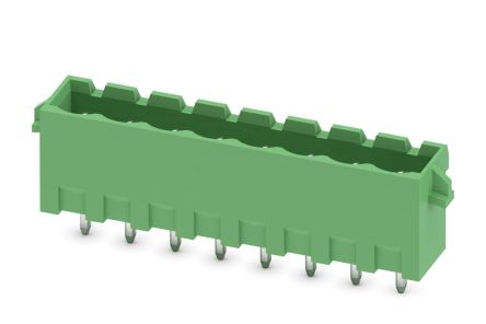 Phoenix Contact MSTBVA 2.5/8-G-RN Series Pluggable Terminal Block, 8-Contact, 5 mm Pitch, 1 Row, 1944657