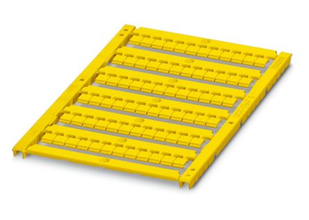 Phoenix Contact, UCT-TMF 5 YE Polycarbonate Marker Label for use with Terminal Block