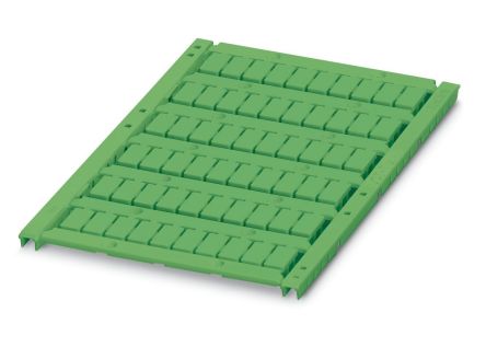Phoenix Contact, UCT-TM 6 GN Polycarbonate Marker Label for use with Terminal Block