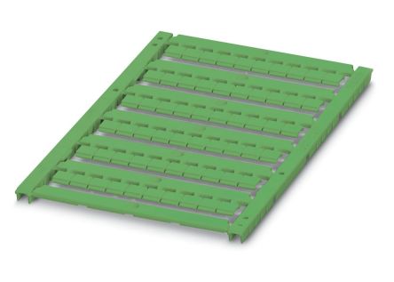 Phoenix Contact, UCT-TMF 6 GN Polycarbonate Marker Label for use with Terminal Block