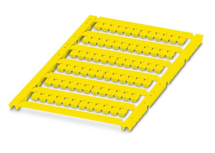 Phoenix Contact, UCT1-TMF 5 YE Polycarbonate Marker Label for use with Terminal Block
