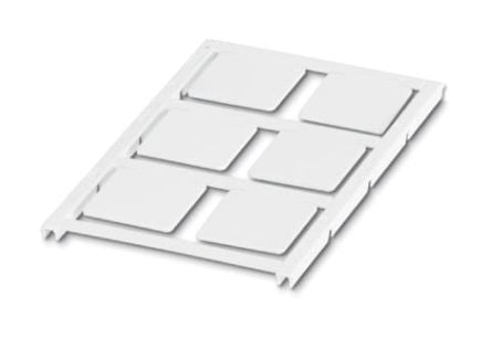 Phoenix Contact Panel Marker, 27 mm Length 0803226 White
