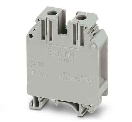 Phoenix Contact 3048234 UK 35 HOUSING GY Series Distribution Unit Grey