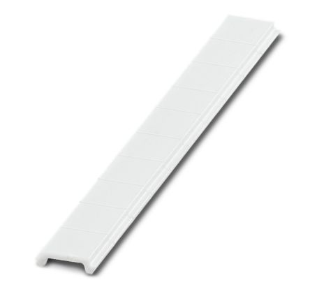 Phoenix Contact, ZBF 5/WH-100:UNBEDRUCKT Polyamide Zack Strip for use with Terminal Block