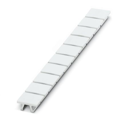 Phoenix Contact, ZB10:UNBD. SO:MOLDED Polyamide Zack Strip for use with Terminal Block